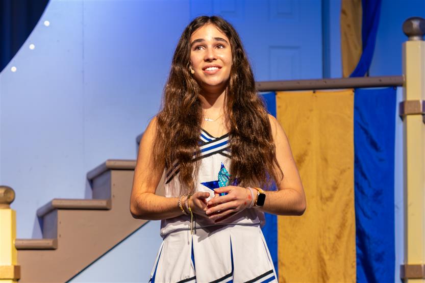 Students onstage